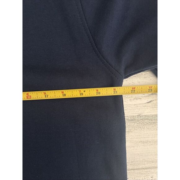 Metropolitan Women's Navy Blue/Floral‎ Pullover Sweatshirt Lined M - Picture 9 of 10